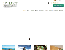Tablet Screenshot of ertlhof.com
